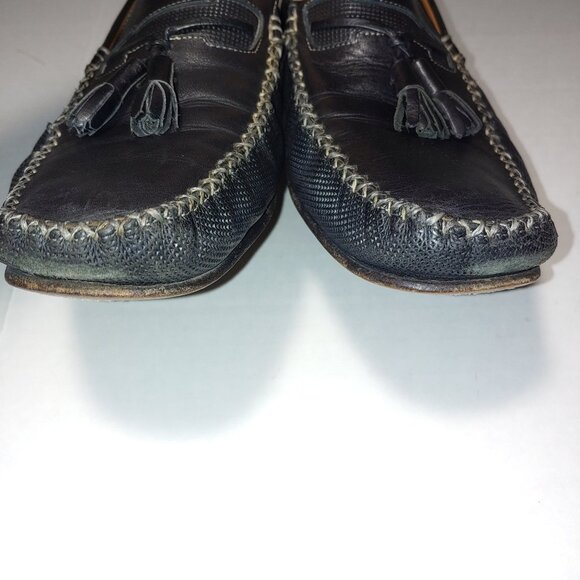 Mezlan Selvin Tassel Loafers Size 8.5 Black main image 7